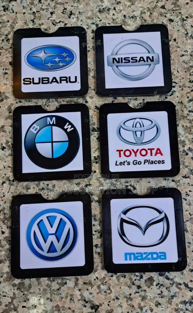 Insurance Sticker Mounts With Different Car Models Stickers - main view