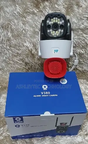 V380 PTZ 4G Camera 4G PTZ Camera With Siren New 4G V380