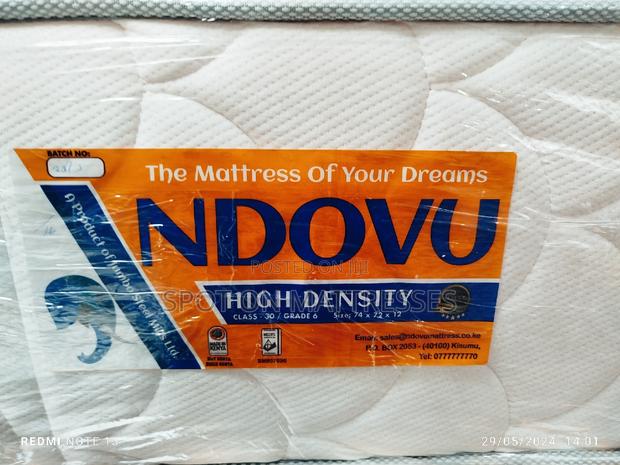 King Size 6by6 12inch HD Quilted Mattresses + Free Delivery.