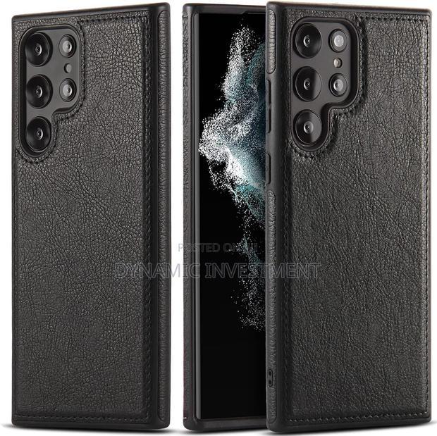 Samsung Galaxy S24 Ultra Shockproof Slim Leather Case/Cover