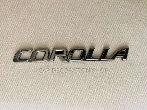 COROLLA Replacement Badges for Toyota Cars
