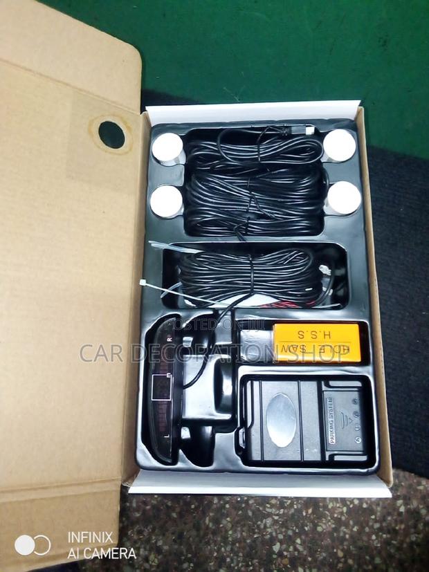 4pc Set Whit Car Reverse Back Up Parking Sensors - main view