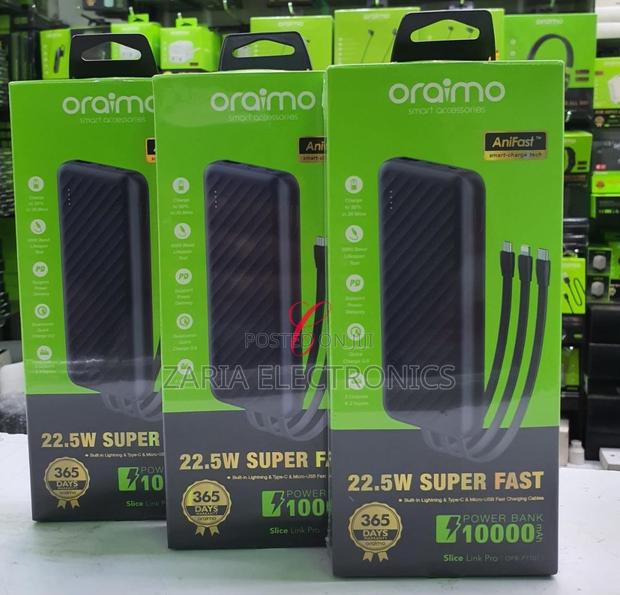 Oraimo 10000mah Power Bank 22.5watts