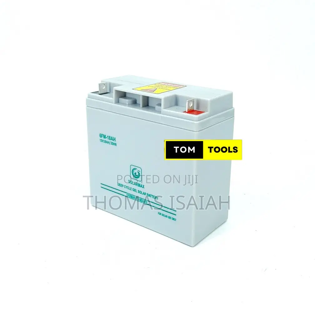 Solarmax 12V 6FM 18AH 20HR Maintenance Free Deep Cycle Solar