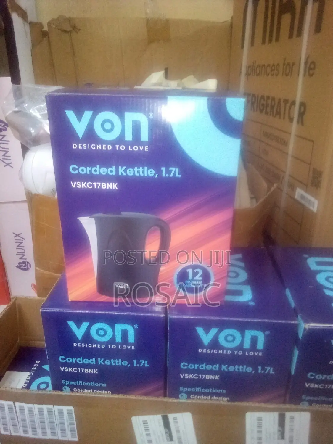 Von 1.7 Corded Kettle