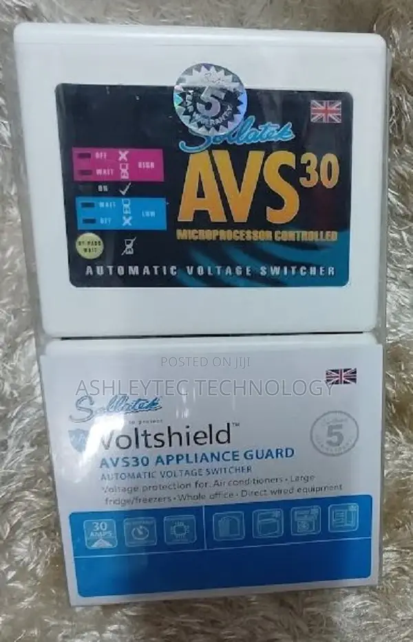 30 Amps (AVS30) .Sollatek Automatic Voltage Switcher
