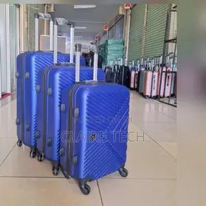 Blue Suitcase 3 in 1 Luxurious Traveling Suitcase Bags