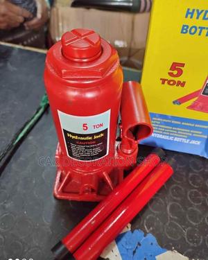 5ton Red Emergency Reliable Bottle Jack - thumbnail 2
