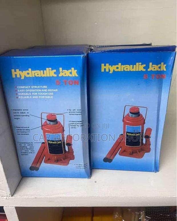 5ton Red Emergency Reliable Bottle Jack - thumbnail 3