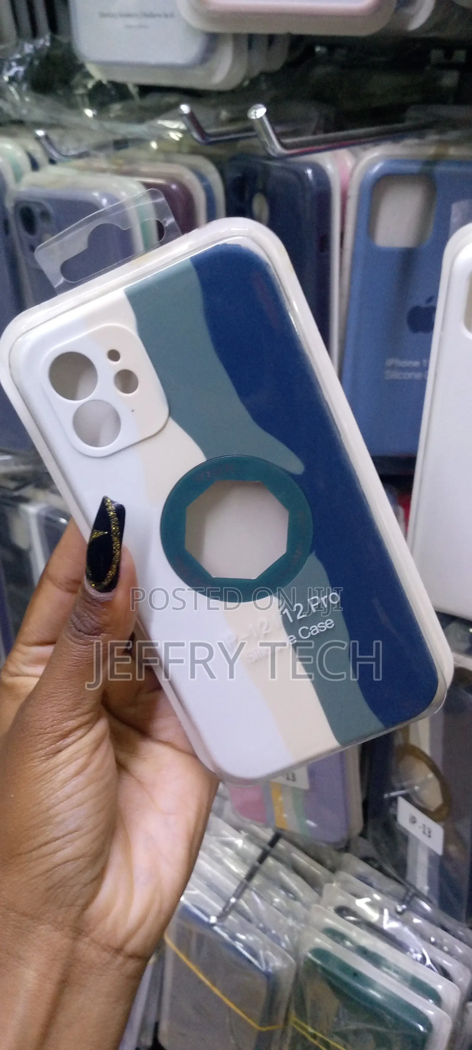 WENFO iPhone 12 Pro Cover Yosen Soft Rainbow Series