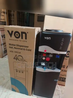 Black Von 3 Taps Hot/Normal/Cold Water Dispenser VDE-311CLK