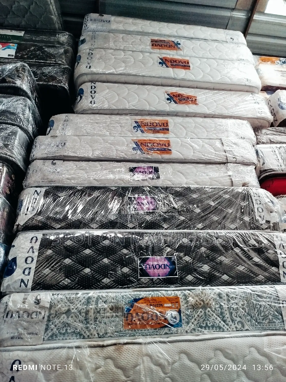 5by6 12inch Premium HDQ Mattresses + Free Delivery.
