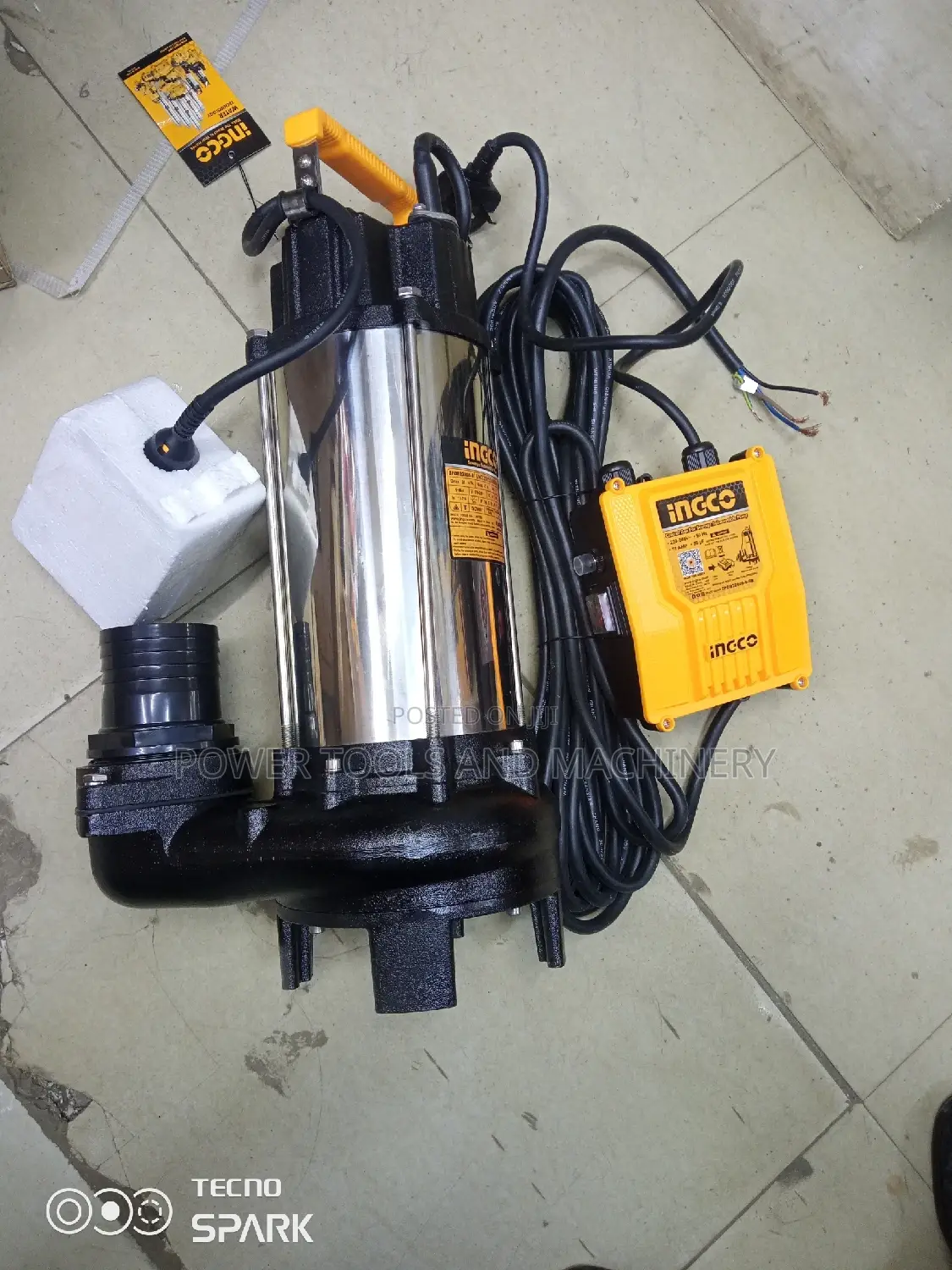 Spdb22008_8 Ingco Sewage Pump 3hp 13M