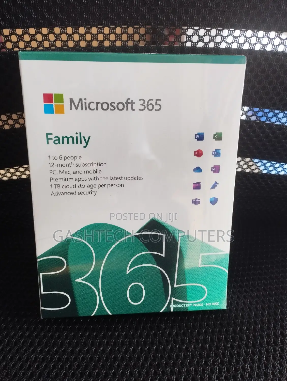 Microsoft Office 365 Family (One-Family Media Less ESD).365!