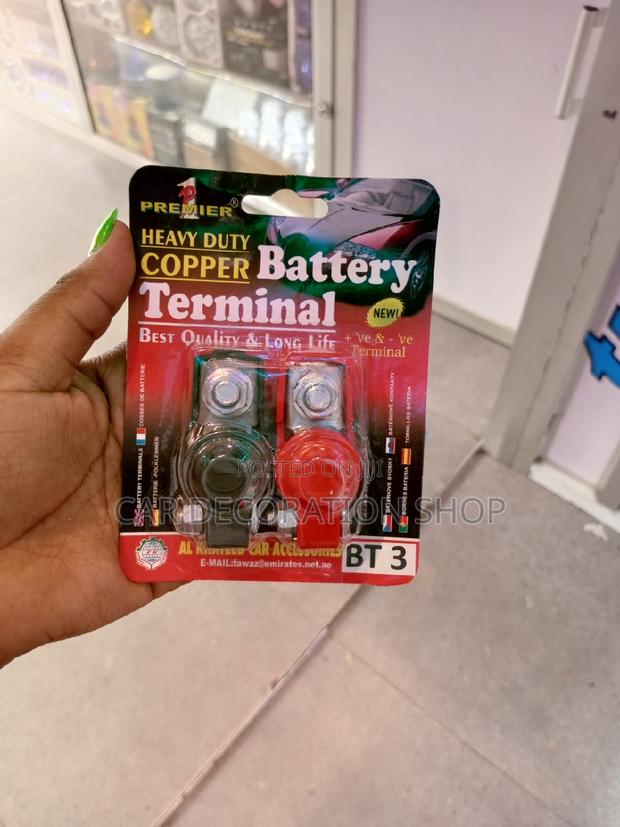 Brand New Heavy Duty Copper Battery Terminals - main view