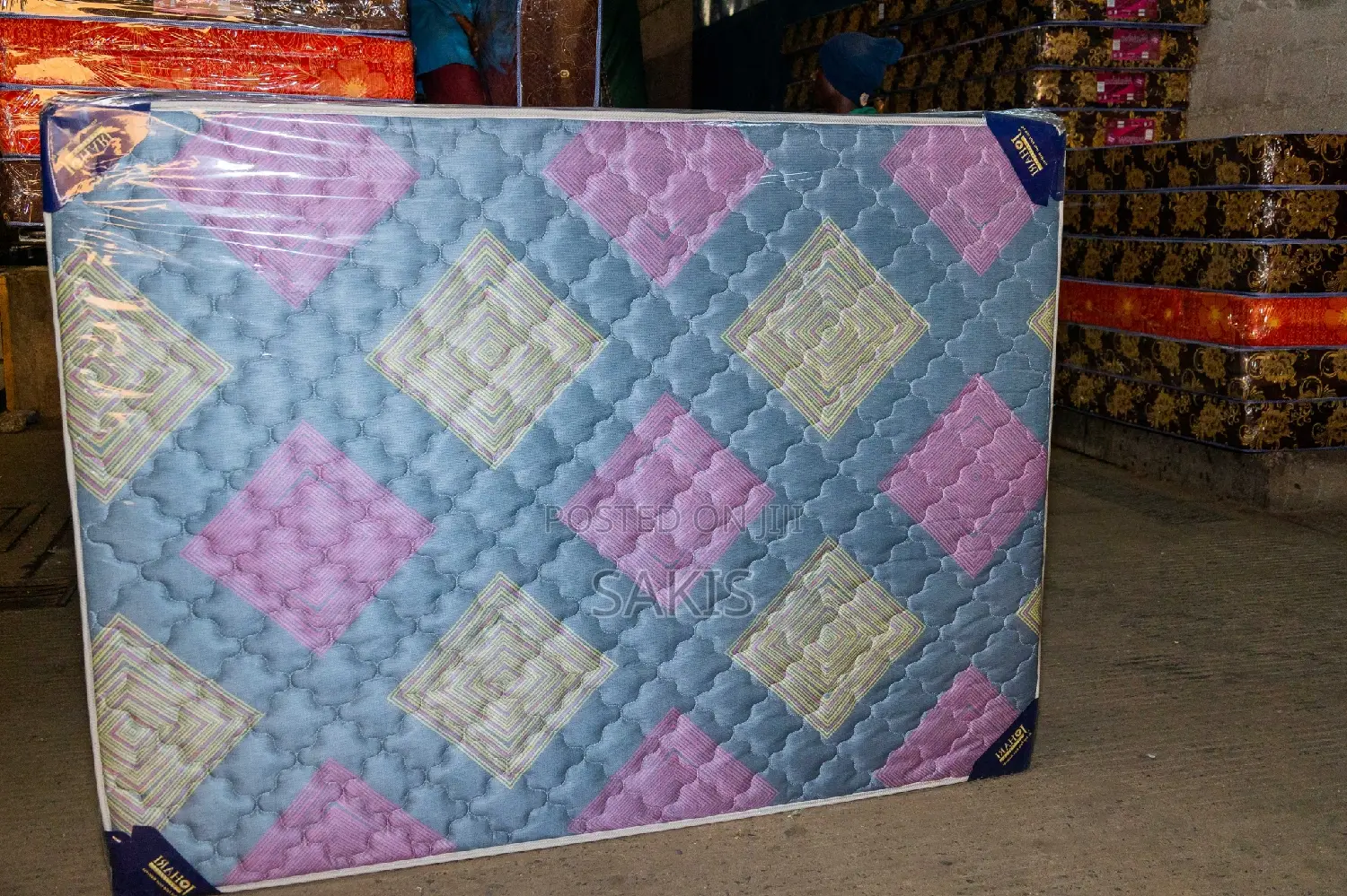 Yeah! Johari 8inch 4 X 6 Fibre High Density Quilted Mattresses