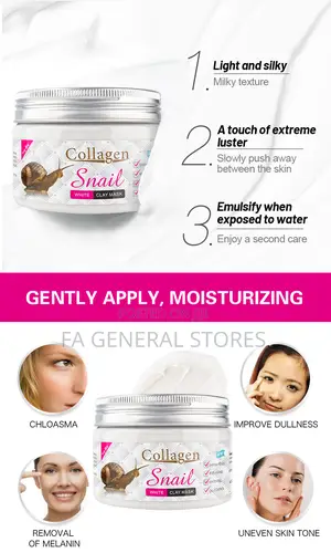 Collagen Snail White Clay Mask