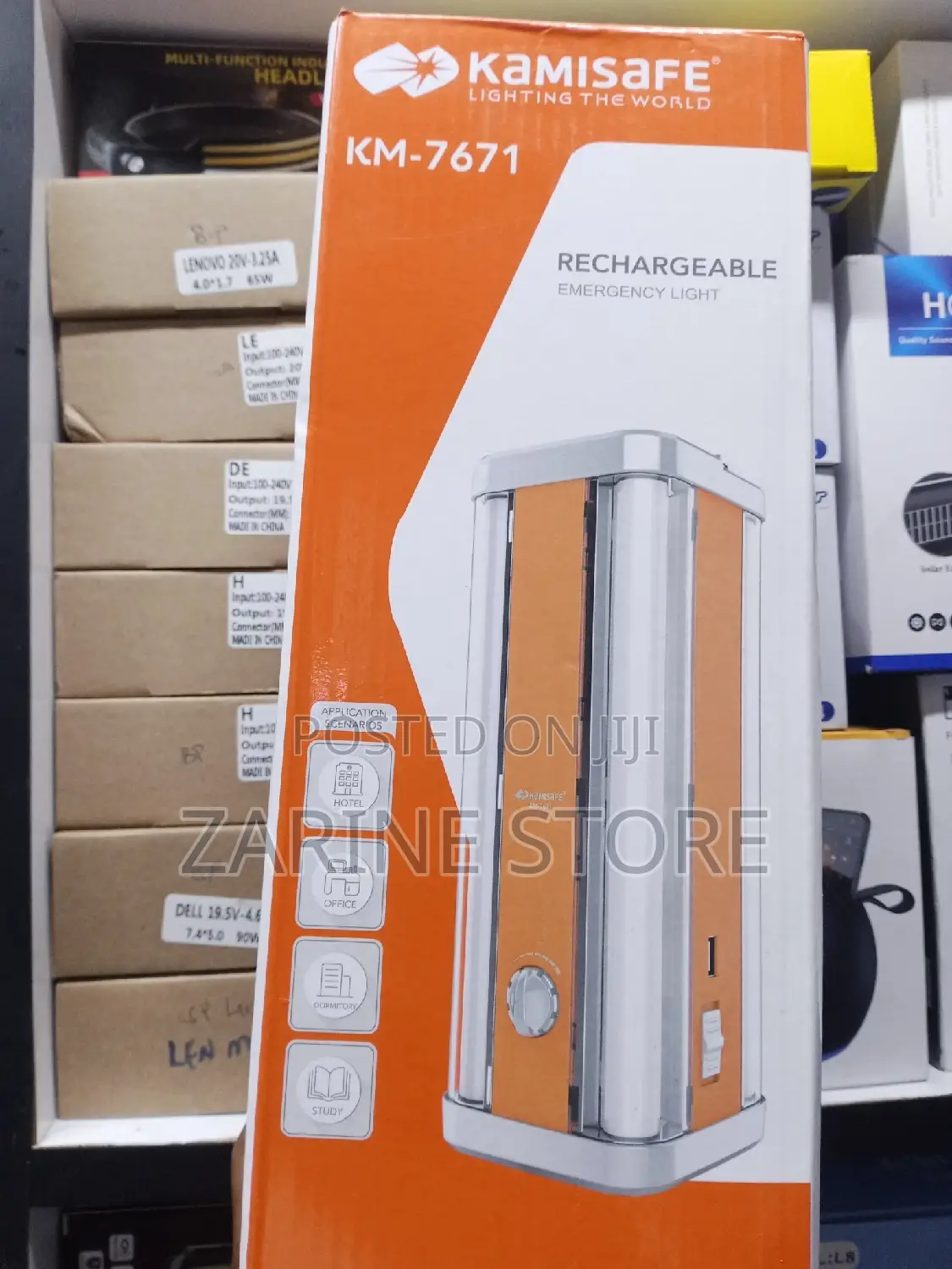 Km-7671 Rechargeable Kamisafe Rechargeable Light