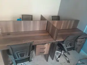 Morden Four Way Workstation 1.2 MTRS Each Desk