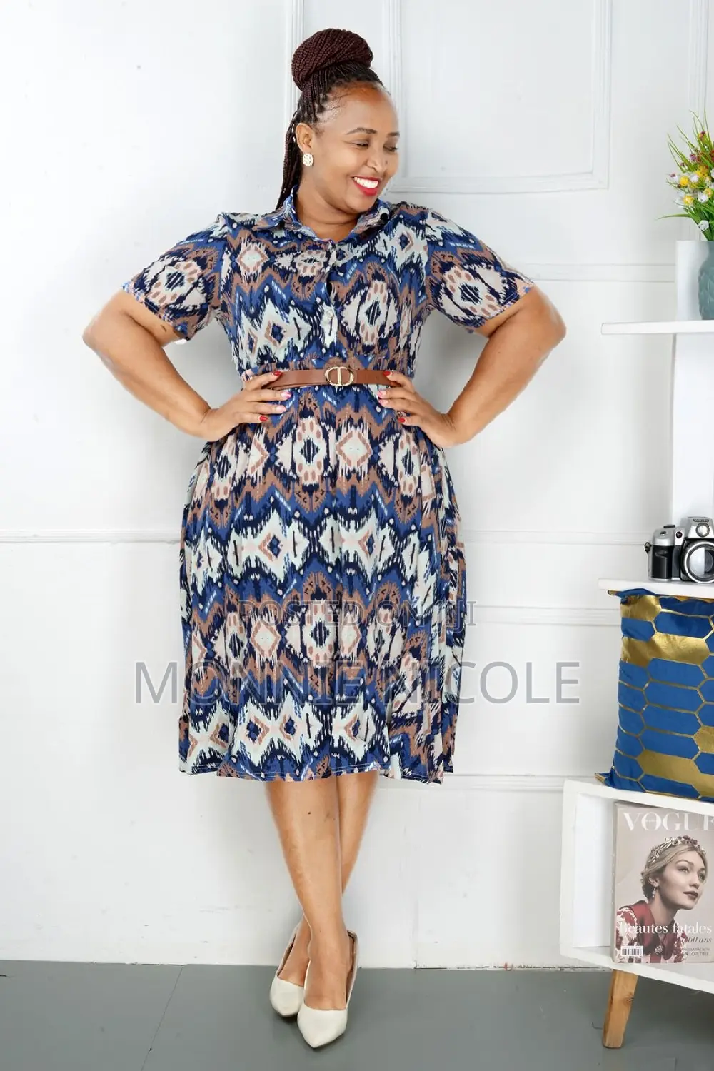 Classic Shirt Dress- Skater Type