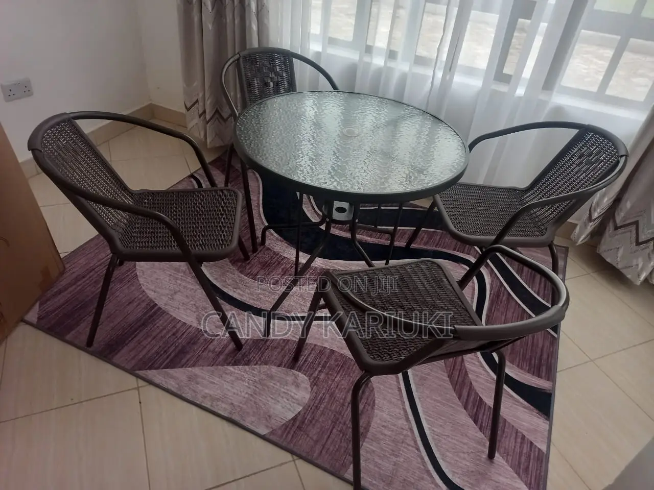 Spacious 4 Seater Balcony Set