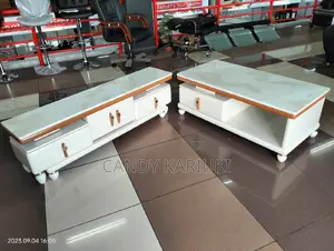 Matching Pure Marble Coffee Table Plus Tv Stand