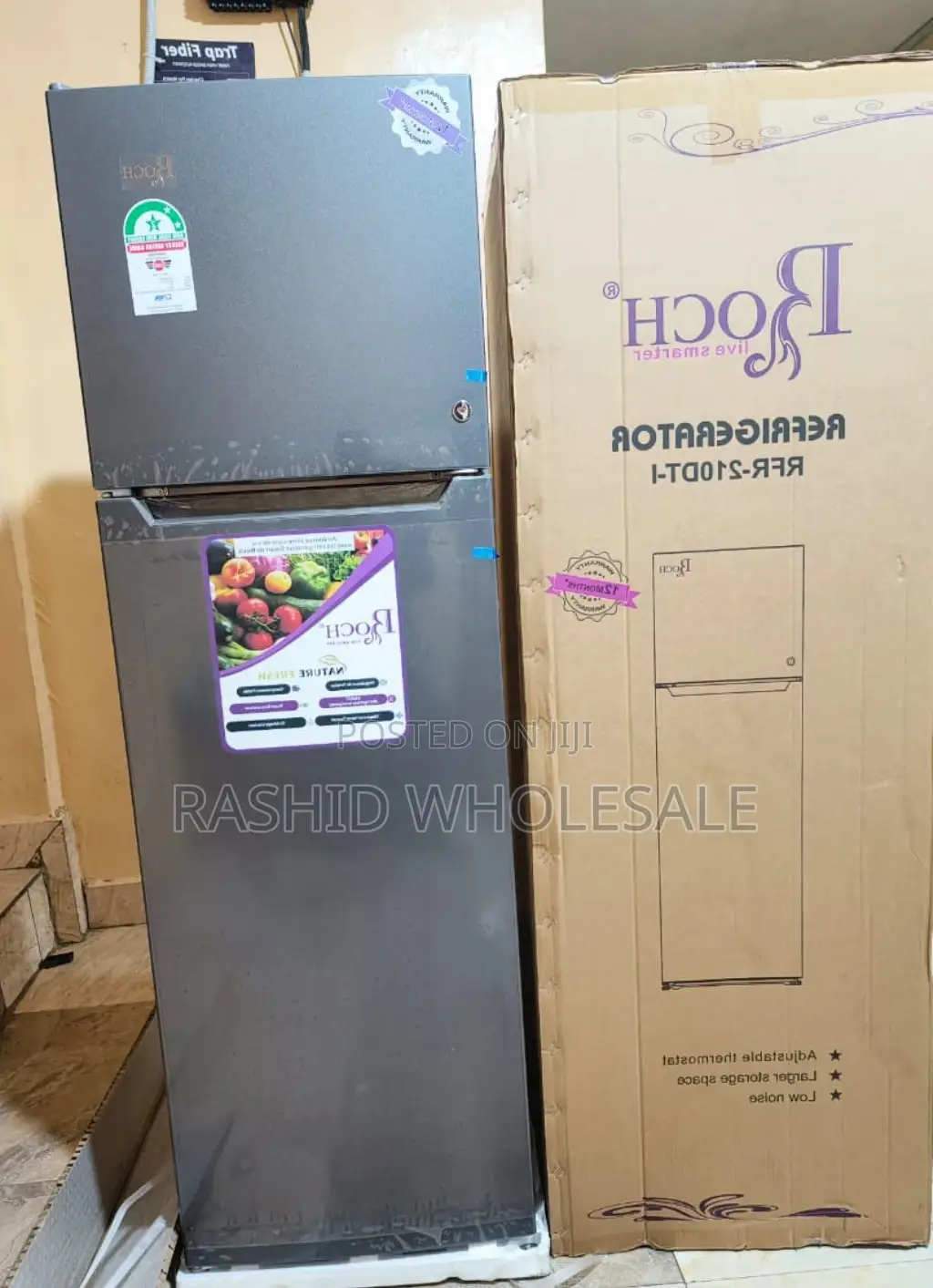 Roch Fridge 170litres Double Door