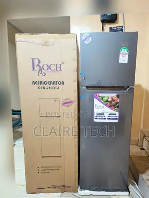 Silver Roch 170 Litres Double Door Fridge RFR-210-DT-I