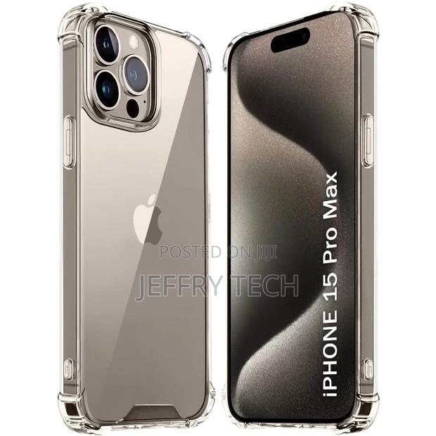 Crystal Clear Back Cover Case for iPhone 15 Pro Max | Camera