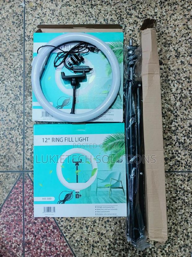 12 Inches Tripod Ringlight,2.1 Tripod Height Tripod Stand - main view