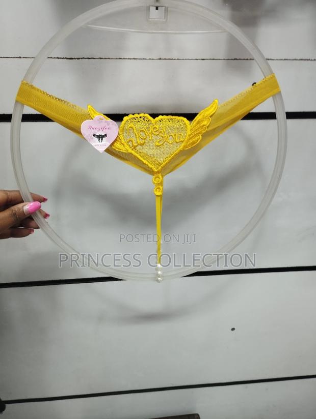 Laced Thongs With Beads - thumbnail 2