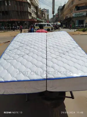 6by6 10inch Pocket Spring Mattresses + Free Delivery.