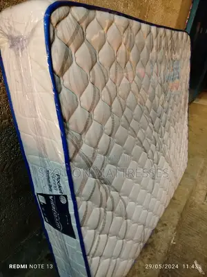 6by6 10inch Pocket Spring Mattresses + Free Delivery.