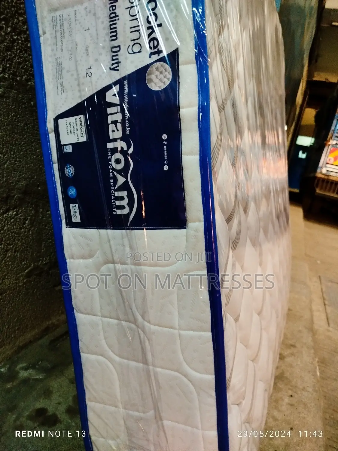 Pocket Spring Mattresses (Available in 4*6 5*6 and 6*6)