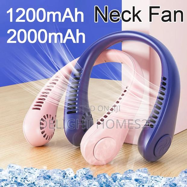 Rechargeable Neck Hanging Usb Fan-Zaw - thumbnail 3