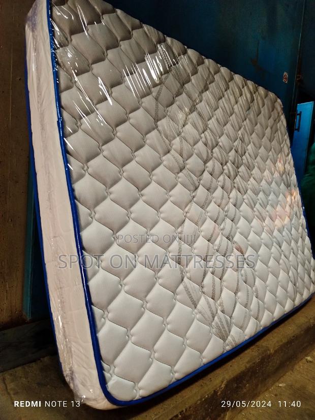 6by6 10inches Pocket Spring Mattresses (7years Warranty) + Delivery