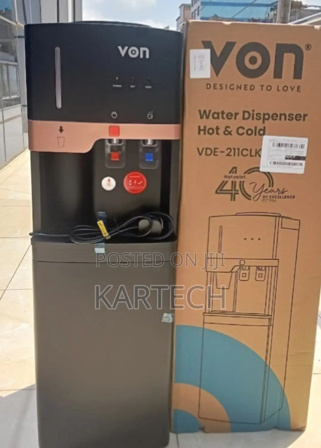 Von VDE-211CLK Electric Cooling Dispenser