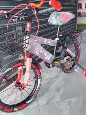 Crossroad Model Kids Bike,Red With Carrier - thumbnail 2