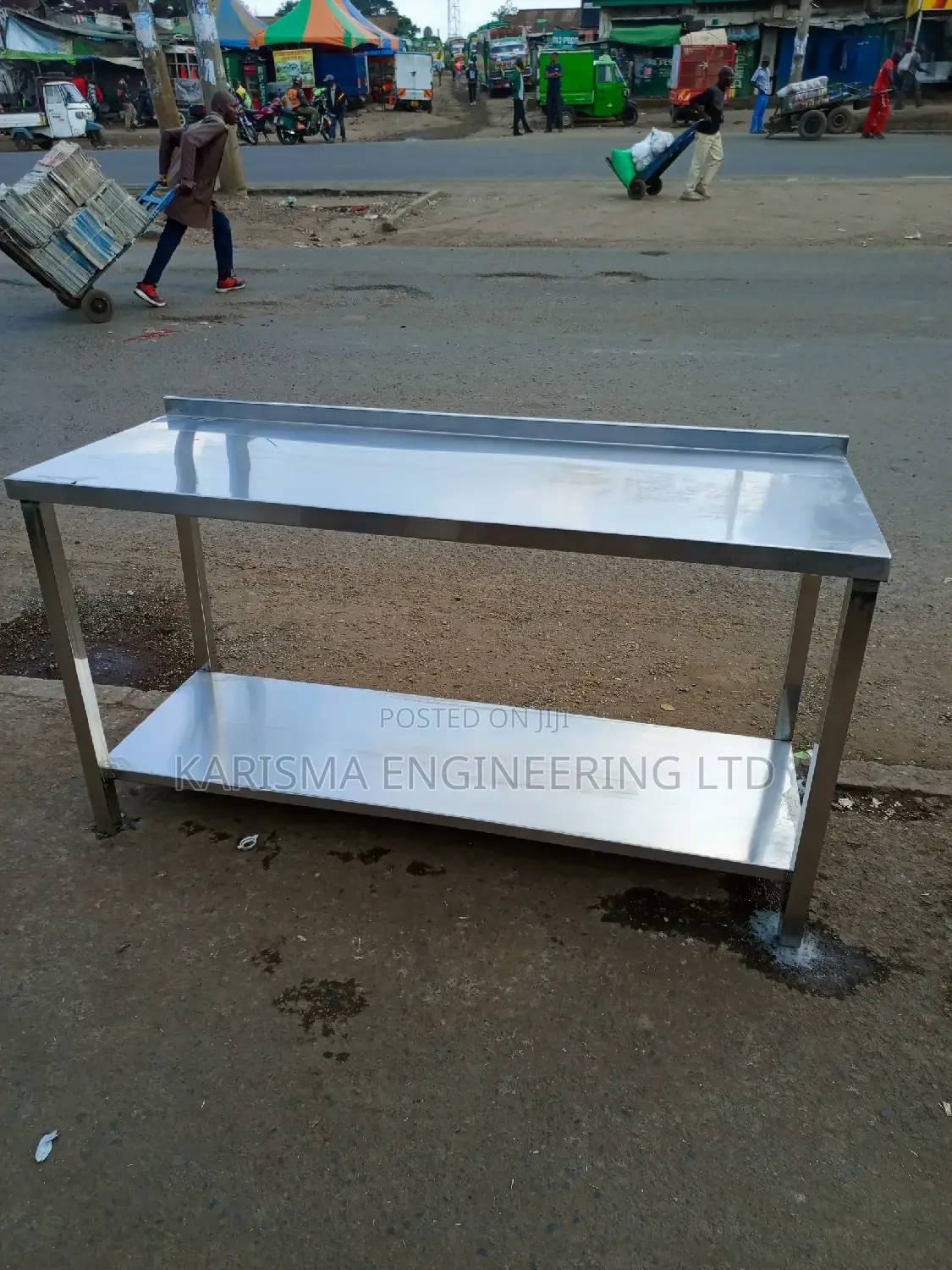 Commercial Work Top Table With Undershelf