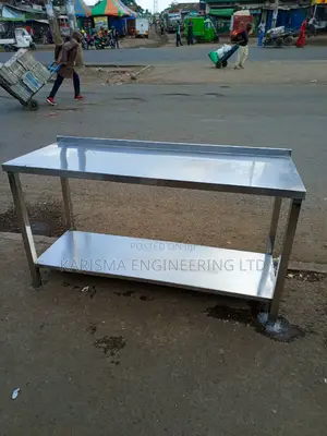 Commercial Work Top Table With Undershelf