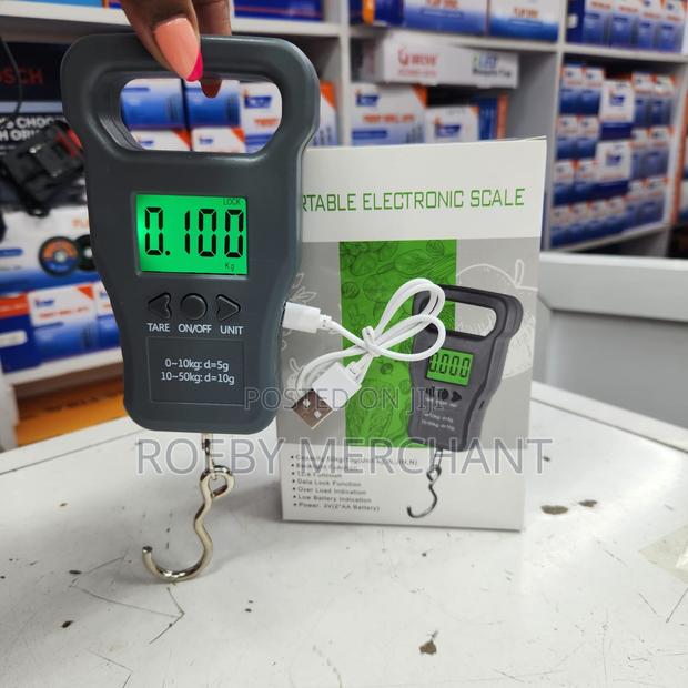 Portable Rechargeable 50kgs Digital Weighing Scale