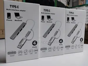 Usb 4 Ports Splitter Type C Multi-Interface Usb 3.0 Hub