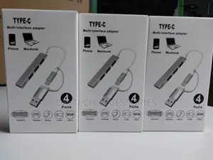 Usb 4 Ports Splitter Type C Multi-Interface Usb 3.0 Hub