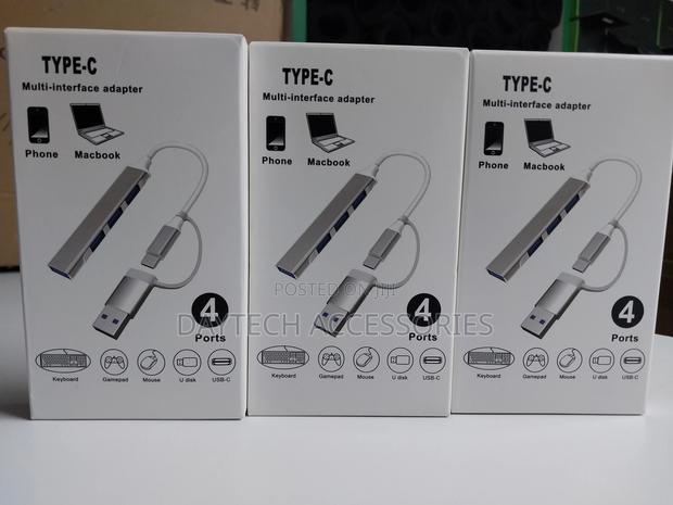 Usb 4 Ports Splitter Type C Multi-Interface Usb 3.0 Hub - thumbnail 2
