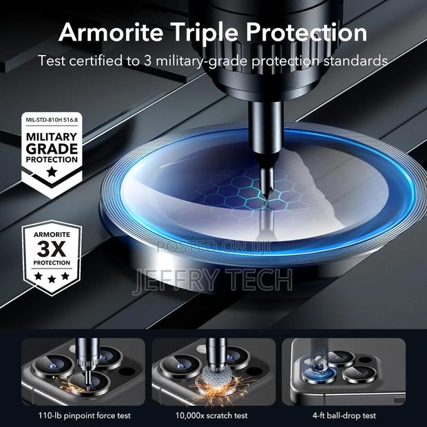 iPhone 15 Pro Max/15 Pro/14 Pro Max/14 Pro Camera Lens Prot - thumbnail 3
