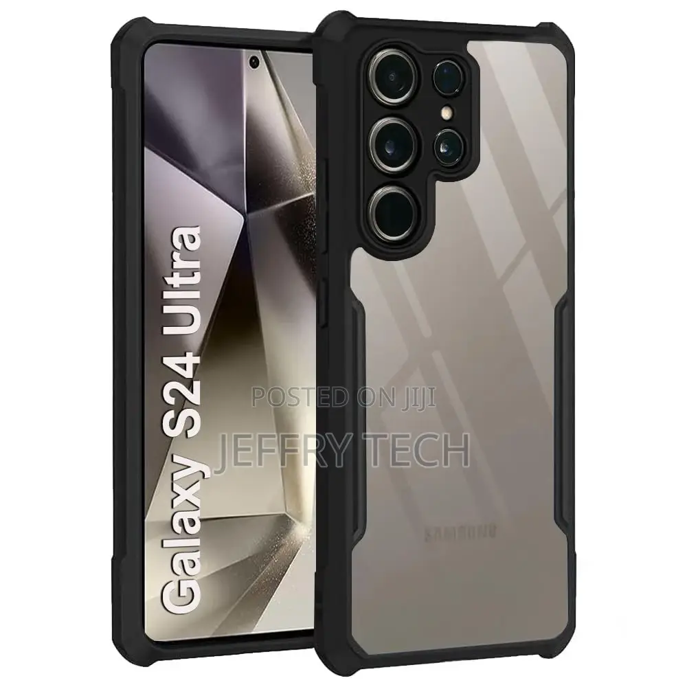 Crystal Clear Back Cover Case for Samsung Galaxy S24 Ultra