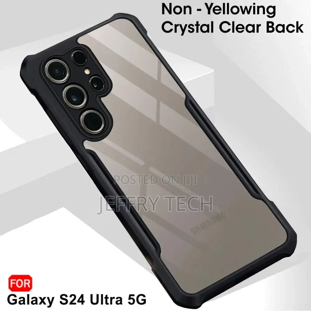 Crystal Clear Back Cover Case for Samsung Galaxy S24 Ultra