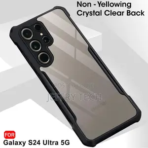 Crystal Clear Back Cover Case for Samsung Galaxy S24 Ultra