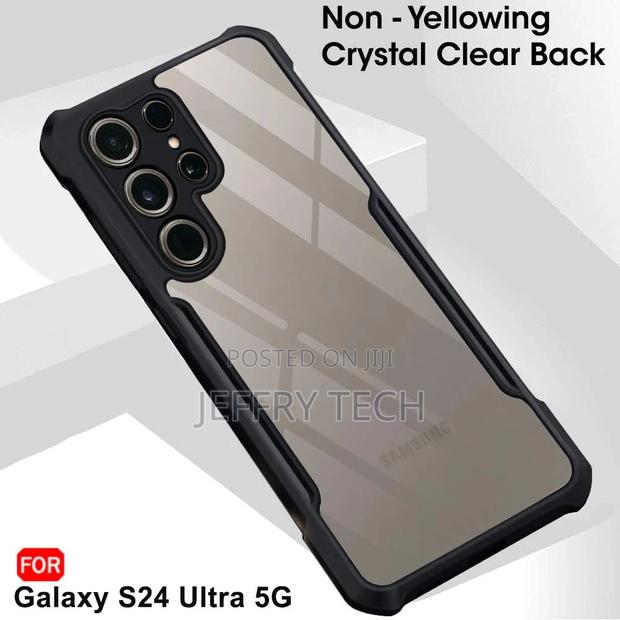 Crystal Clear Back Cover Case for Samsung Galaxy S24 Ultra - thumbnail 2