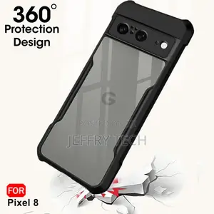 Shockproof Crystal Clear Back Cover Case for Google Pixel 8